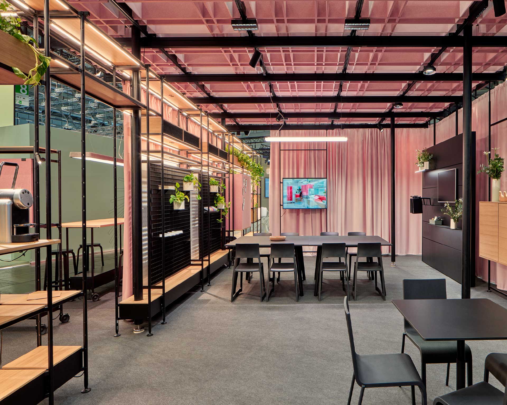 Plaid ceiling tile 066